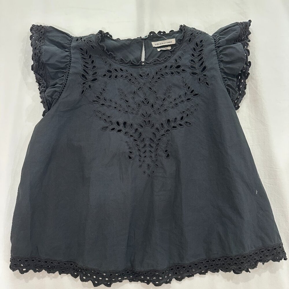 Isabel Marant Etoile Silo Embroidery Top